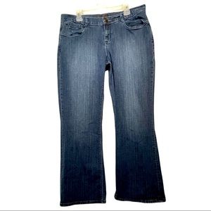 Footer dark blue jeans size:16